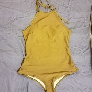 unknown Swim - Olive Scalloped One Piece unknown Swim - Olive Scalloped One Piece